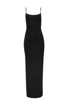 Bumpsuit Maternity Soft Rib Maxi Dress in Black