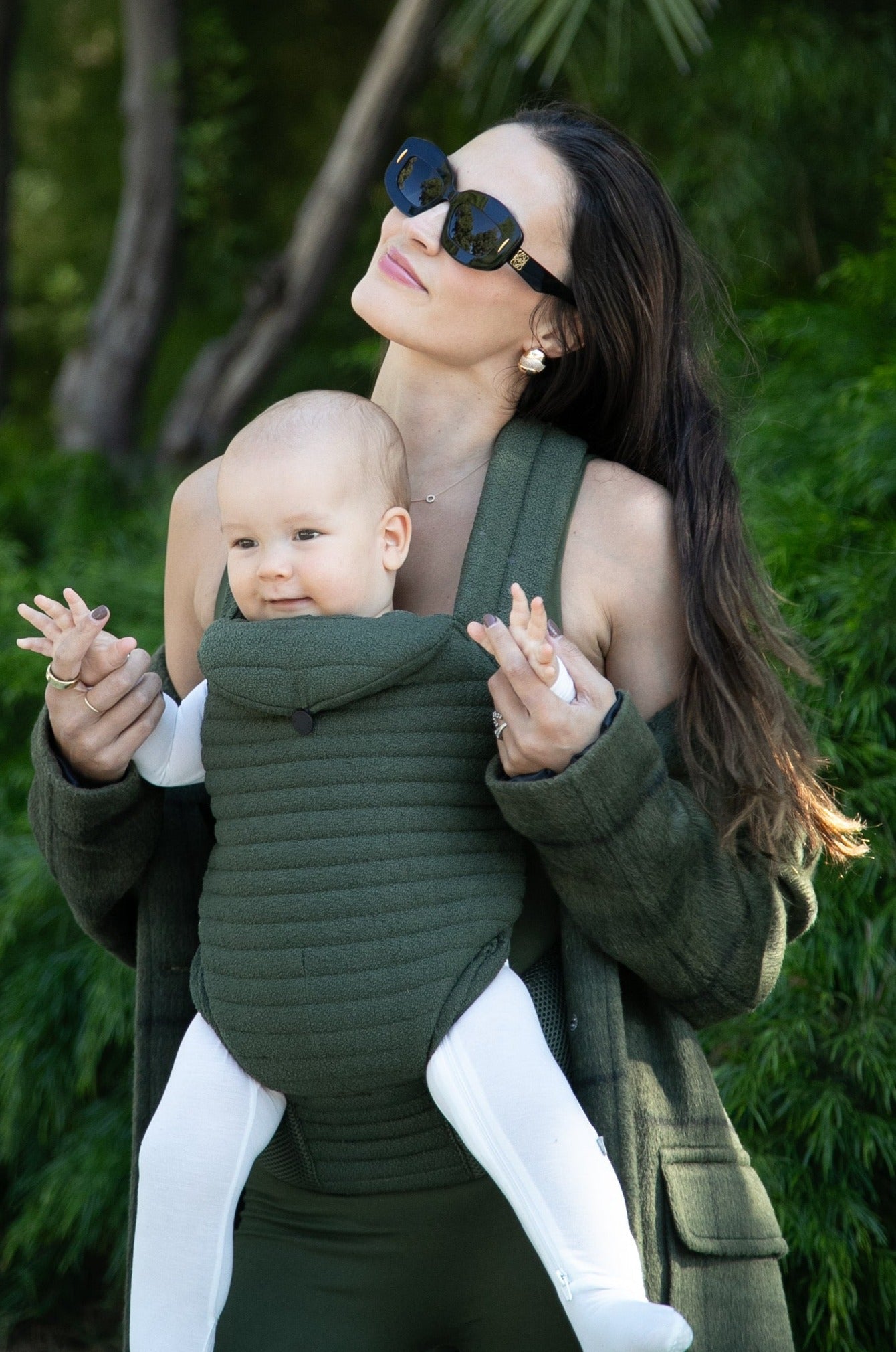 Bumpsuit Maternity The Armadillo Baby Carrier in Forest Green