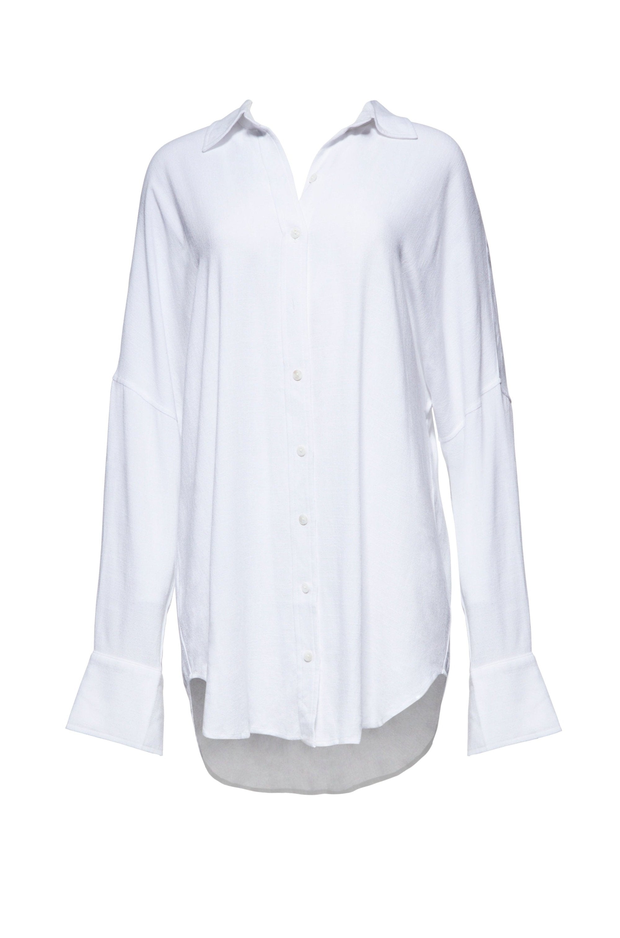 Bumpsuit Maternity Oversized Linen Shirt in White