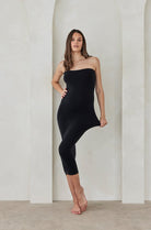 Bumpsuit Maternity Seamless Tube Dress in Black