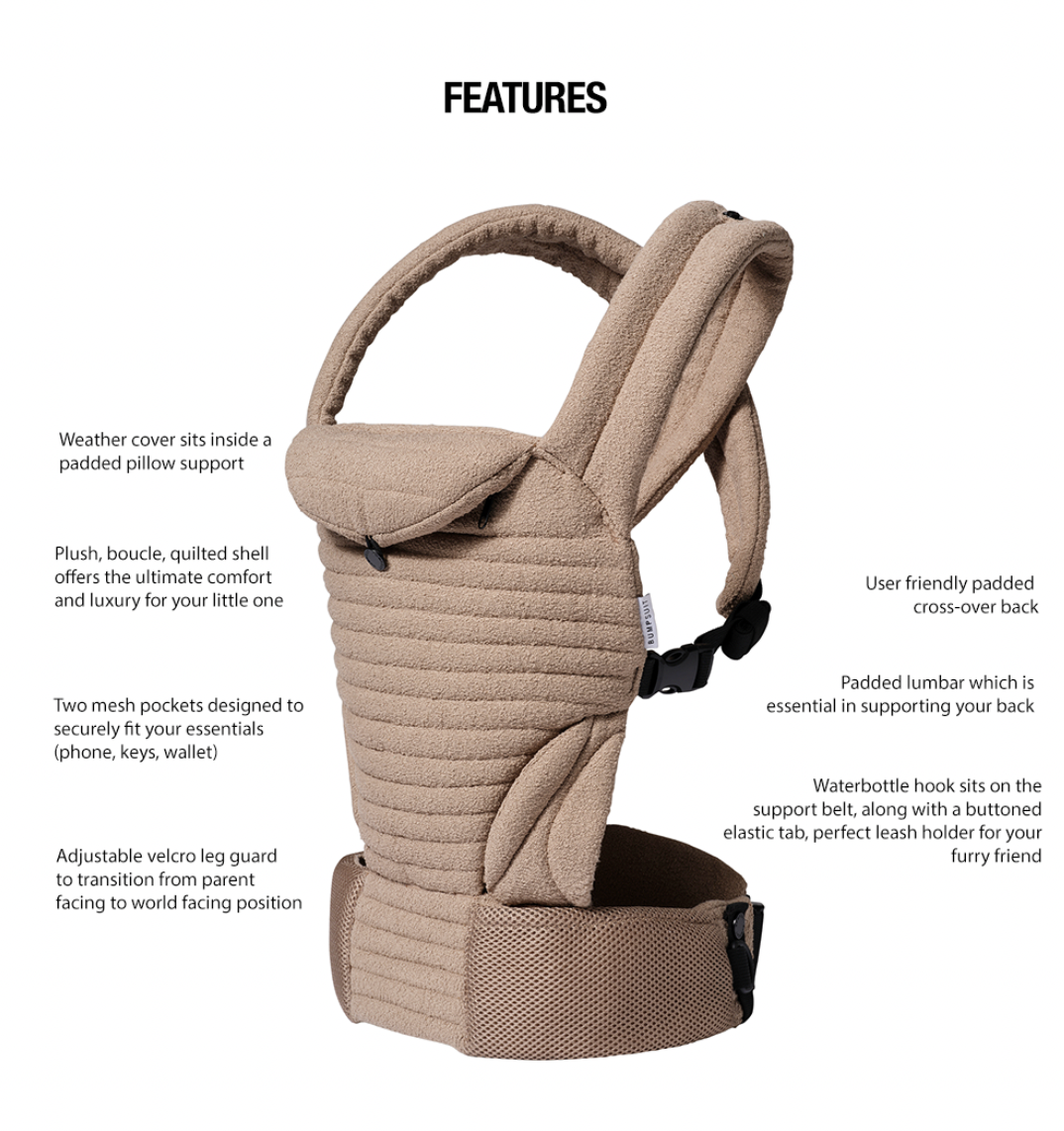 Bumpsuit Maternity The Armadillo Baby Carrier in Oyster