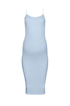 Bumpsuit Maternity The Brigitte Midi Dress in Powder Blue