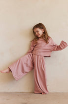 Bumpsuit the cloud kids pant in dusty rose