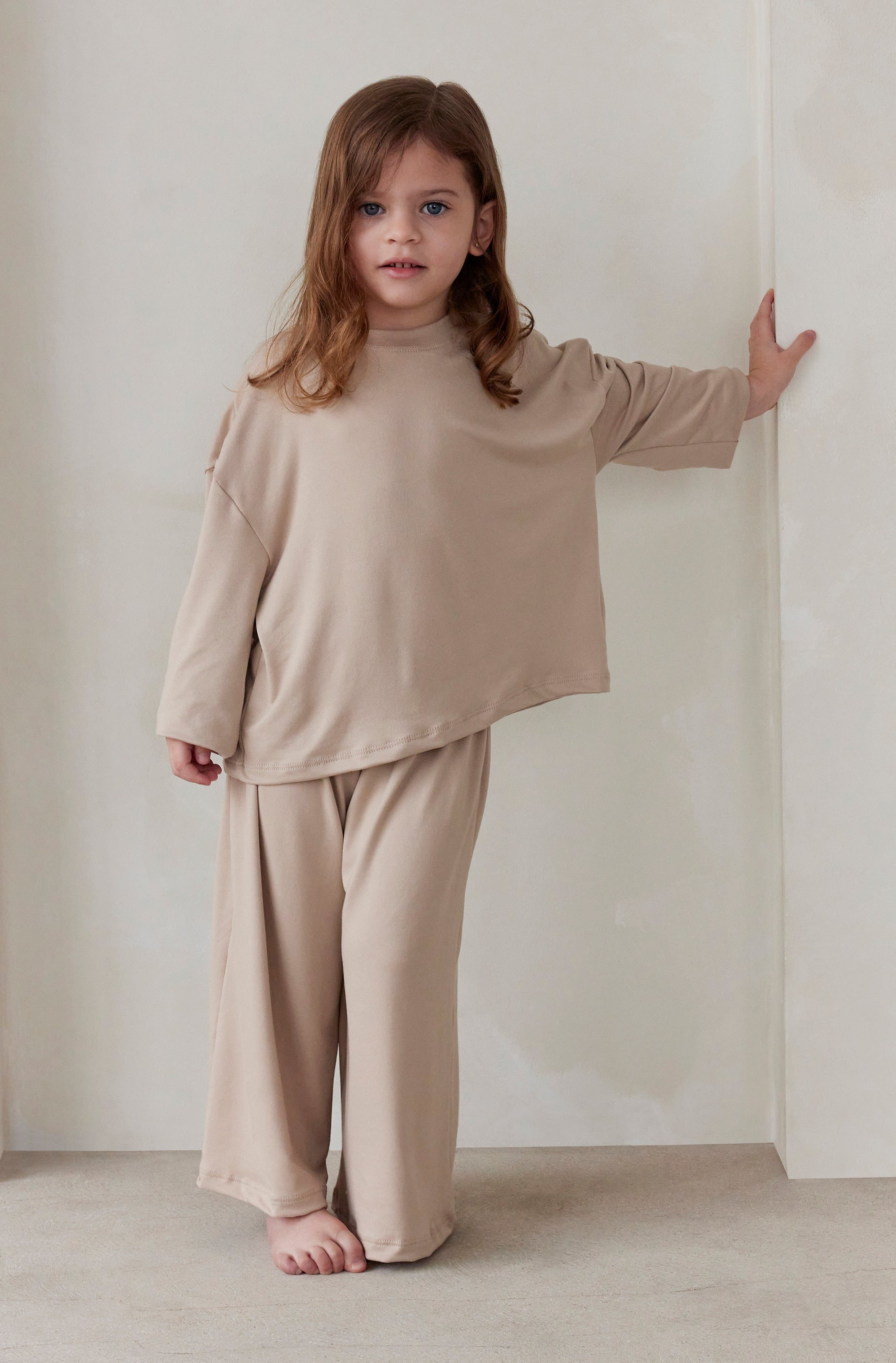 Bumpsuit the cloud kids pant in oat