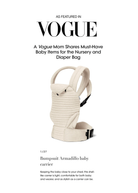 bumpsuit the armadillo baby carrier in cloud vogue article