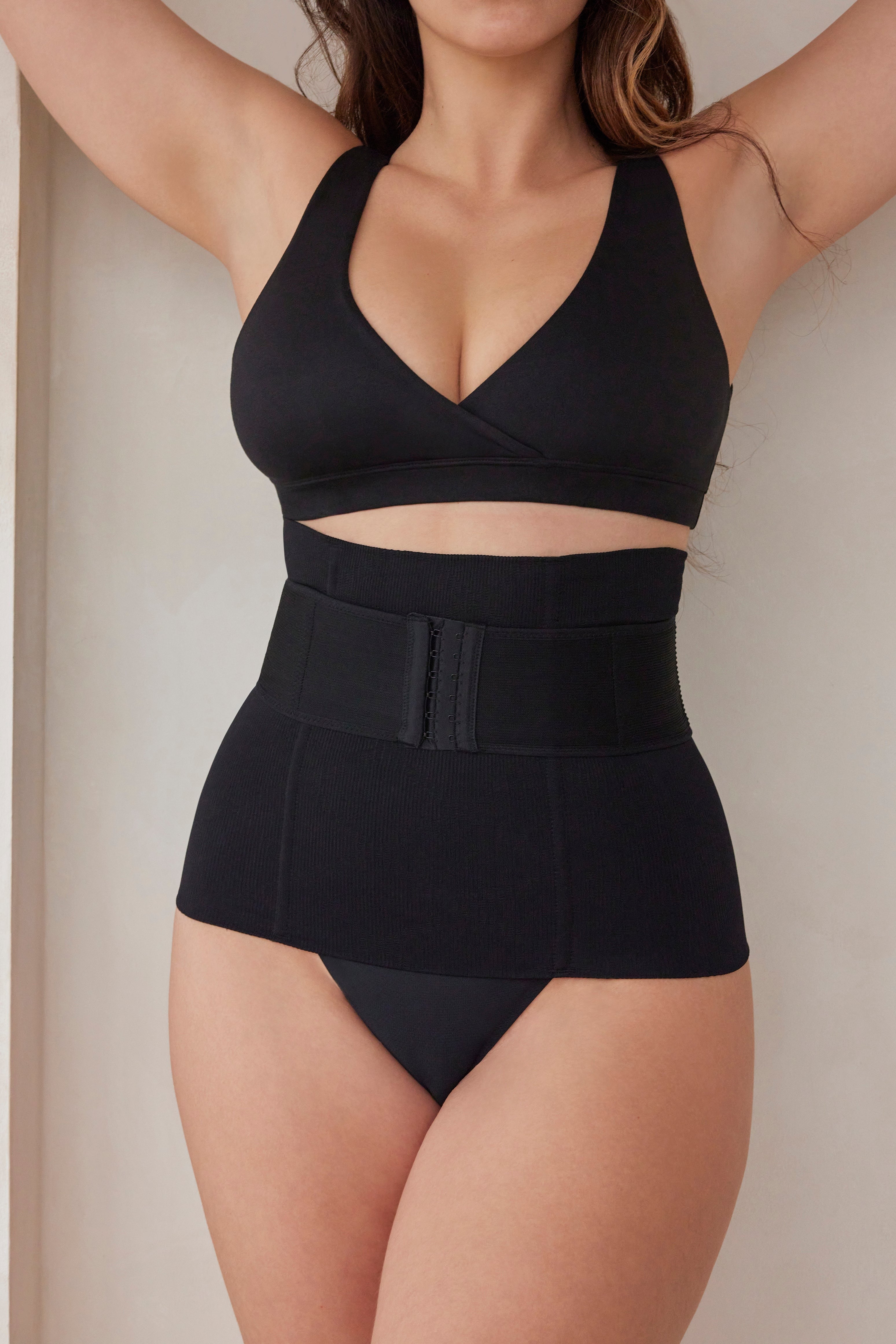 Buy Pour Moi Lingerie Black Hourglass Shapewear Firm Tummy Control High  Waist Knicker from Next Sweden