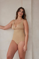 Bumpsuit Maternity Shapewear The Support Waist Trainer in Beige