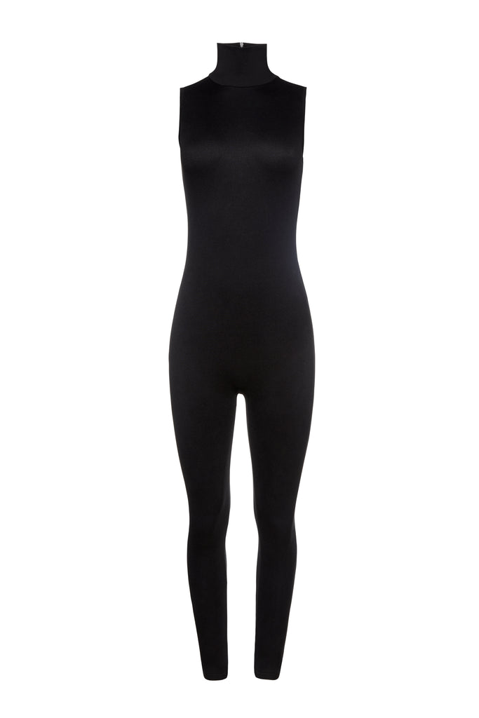Black U Neck Backless Sleeveless Bodysuit & Reviews - Dark Green,Black,White  - Sustainable Bodysuits