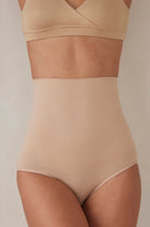 Bumpsuit Maternity Shapewear The Postpartum Support Brief in Beige