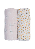 Wholesale 2-pack Cotton Swaddles - Dragonfly