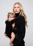 the armadillo baby carrier in black velvet