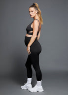 bumpsuit activewear perfect movement maternity legging in slate