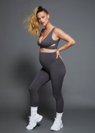 bumpsuit activewear perfect movement maternity legging in slate