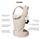 Bumpsuit Maternity Armadillo Baby Carrier in Cloud