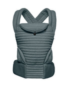 The Armadillo Baby Carrier in Lou Blue worn by Rumer Willis