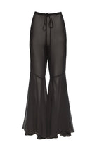 Bumpsuit Maternity Chiffon Flare Pant in Black