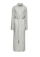 Bumpsuit Maternity Loungewear The Cloud robe in Heather Grey