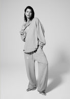 Bumpsuit Maternity Classic Terry Sweatpant in Heather Grey