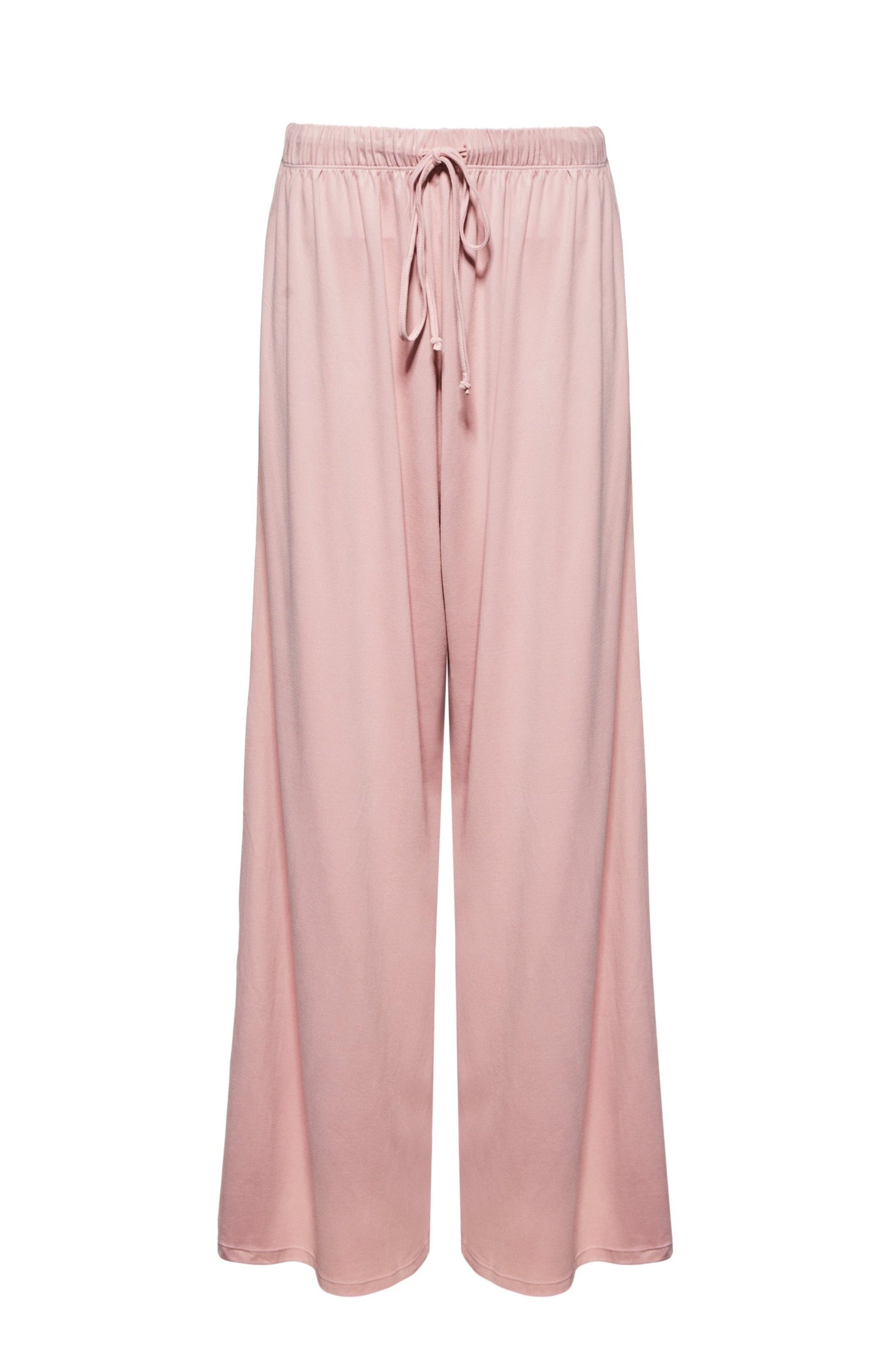   Bumpsuit Maternity Loungewear The Cloud Slim Drawstring Pant in Dusty Rose