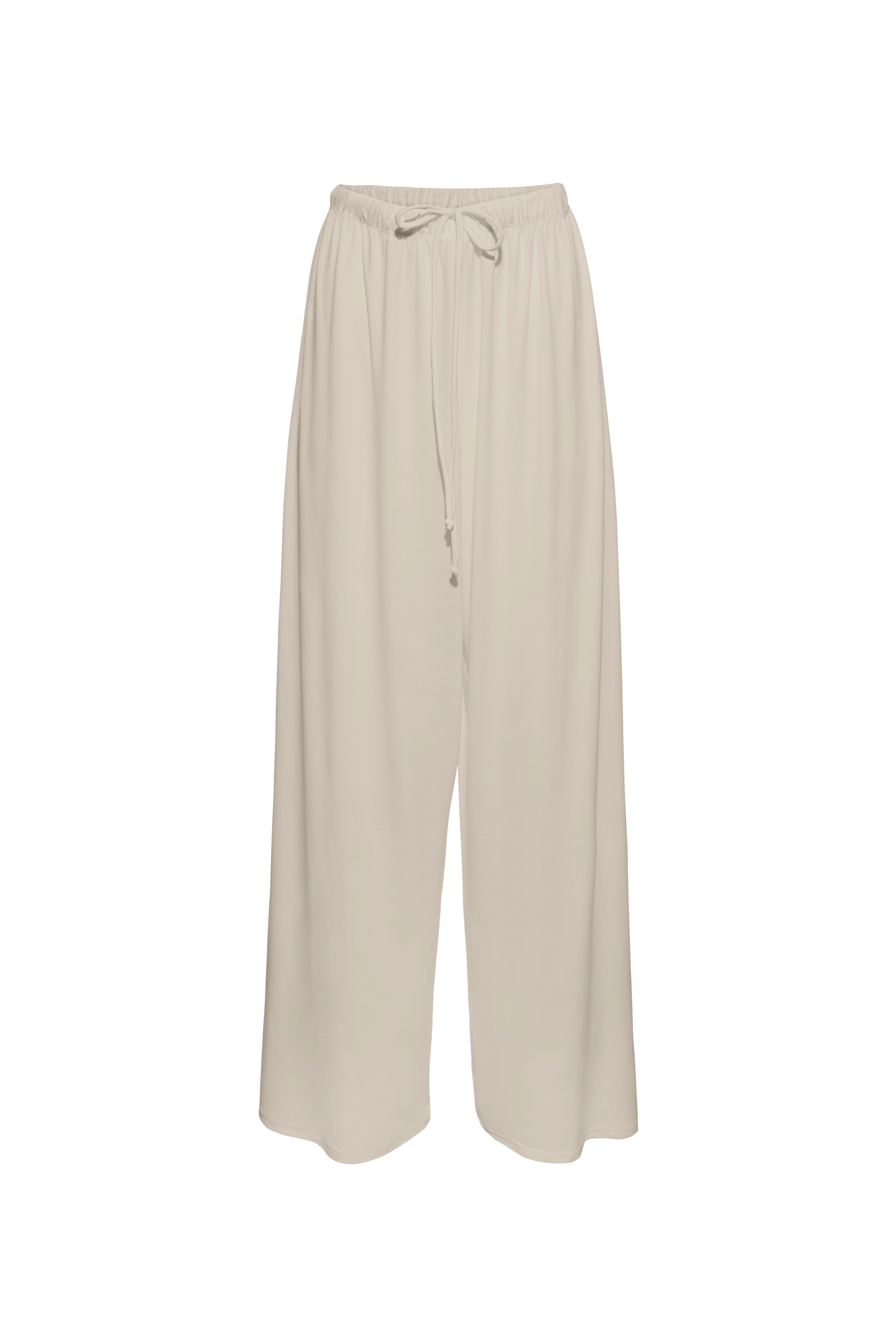 Bumpsuit Maternity Loungewear The Cloud Slim Drawstring Pant in oat