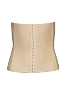 Bumpsuit Maternity Shapewear the hook and eye waist trainer in beige