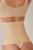 Bumpsuit Maternity Shapewear the hook and eye waist trainer in beige