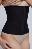 Bumpsuit Maternity Shapewear the hook and eye waist trainer in black