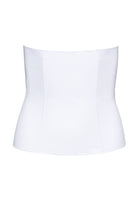 bumpsuit maternity shapewear the support waist trainer in white