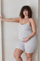 Bumpsuit maternity the alexa bumpsuit in heather grey