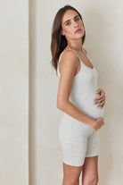 Bumpsuit maternity the alexa bumpsuit in heather grey