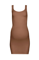 Bumpsuit Maternity the Anna Mini Dress in Mocha