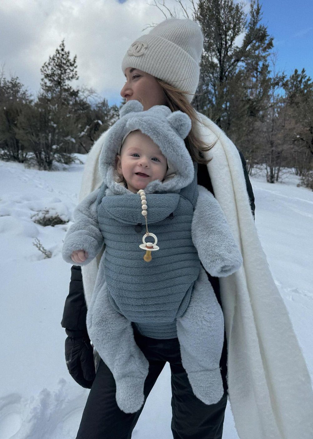 the armadillo baby carrier in lou blue ugc