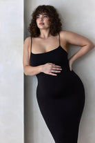  Bumpsuit Maternity The Brigitte Midi Dress in Black