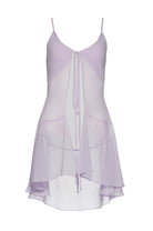 Bumpsuit Maternity the chiffon babydoll top in lilac