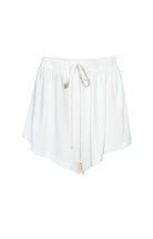 Bumpsuit Maternity Loungewear The Cloud Drawstring Short in Ivory