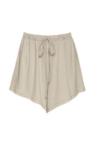 Bumpsuit Maternity Loungewear The Cloud Drawstring Short in Oat