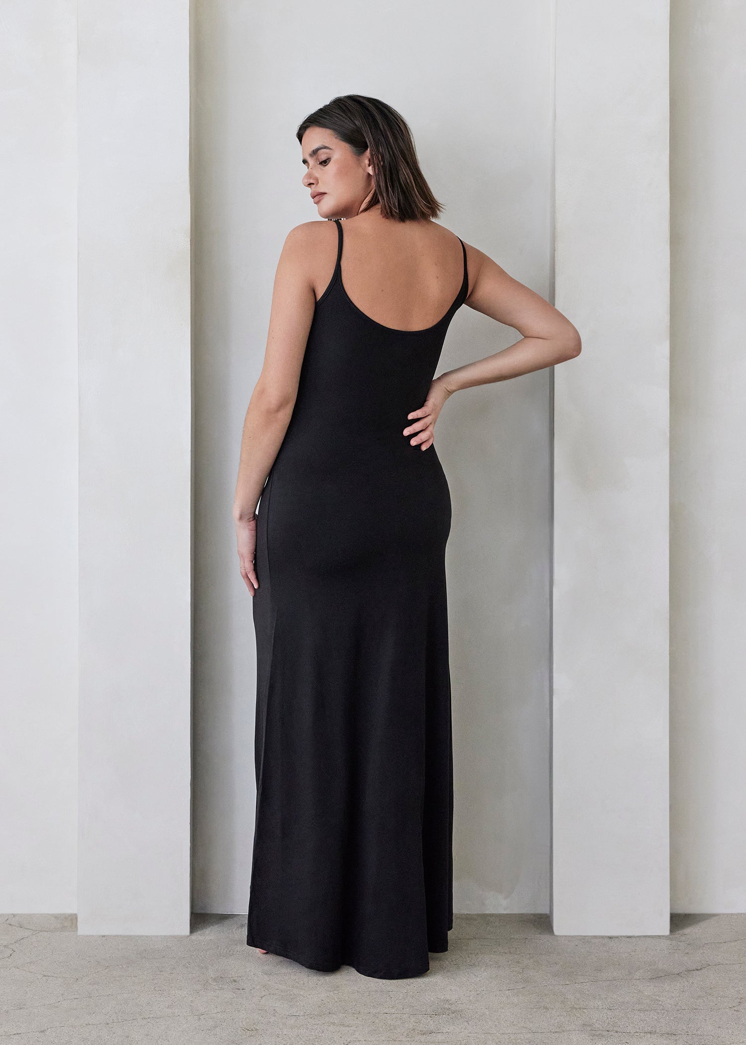 Bumpsuit Maternity the cloud maxi dress in black