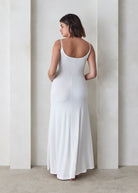 The Bumpsuit Maternity The Cloud Maxi Dress in Ivory