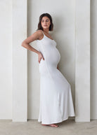 The Bumpsuit Maternity The Cloud Maxi Dress in Ivory