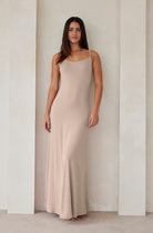 Bumpsuit Maternity The Cloud Maxi Dress in Oat