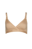 Bumpsuit Maternity The Comfy Nursing Bra in Beige