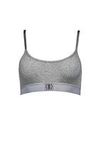 Bumpsuit Maternity Cotton Rib Bralette in Heather Grey