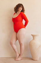 Bumpsuit Maternity the crawford one piece swimsuit in scarlett