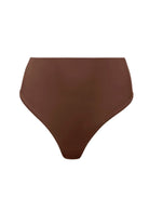 The Bumpsuit Maternity The Edie High Waist Swim Bottom in Chestnut