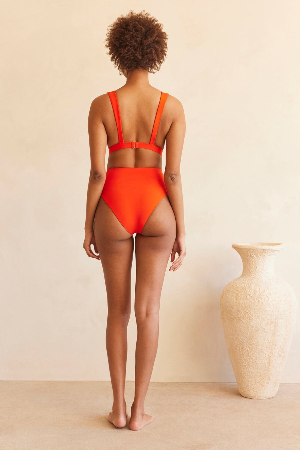 The Bumpsuit Maternity The Edie High Waist Swim Bottom in Scarlett