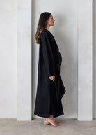 bumpsuit maternity the grace wool coat in black