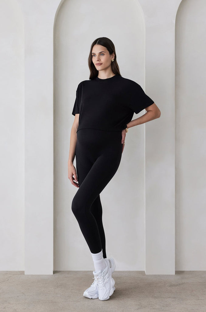 Bumpsuit maternity the high rise full length legging in black