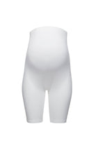 Bumpsuit maternity the high waist biker short in ivory