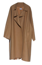 Bumpsuit Maternity The Jacqueline belted wool coat in camelshanina shaik x bumpsuit the jacqueline wool coat in camel