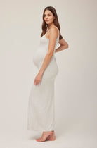 Bumpsuit Maternity The Jane Maxi Dress in Heather Grey